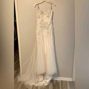 Beautiful elegant wedding dress